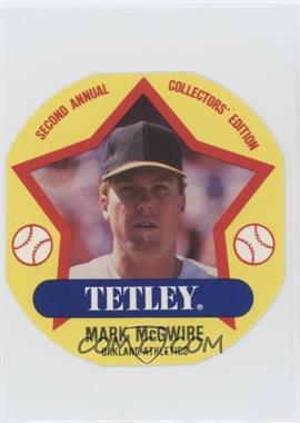 1989 Tetley Tea Discs - [Base] #3 - Mark McGwire