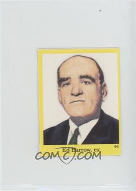 1989 The Official Hall of Fame Fun & Fact Sticker Book Stickers - [Base] #94 - Ed Barrow
