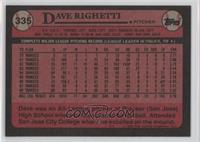 Dave Righetti