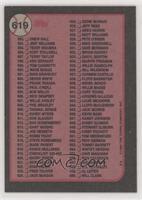 Checklist - Cards 529-660