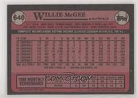 Willie McGee