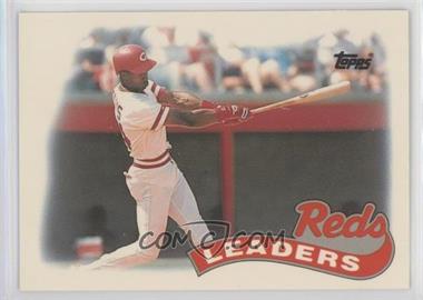 1989 Topps - [Base] - Collector's Edition (Tiffany) #111 - Team Leaders - Eric Davis