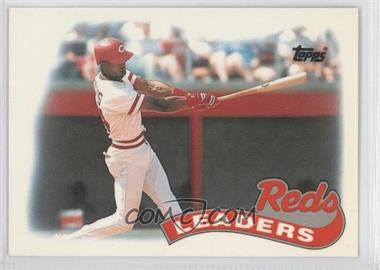 1989 Topps - [Base] - Collector's Edition (Tiffany) #111 - Team Leaders - Eric Davis