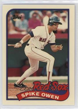 1989 Topps - [Base] - Collector's Edition (Tiffany) #123 - Spike Owen