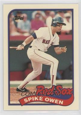 1989 Topps - [Base] - Collector's Edition (Tiffany) #123 - Spike Owen