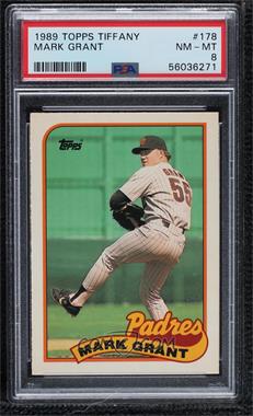 1989 Topps - [Base] - Collector's Edition (Tiffany) #178 - Mark Grant [PSA 8 NM‑MT]