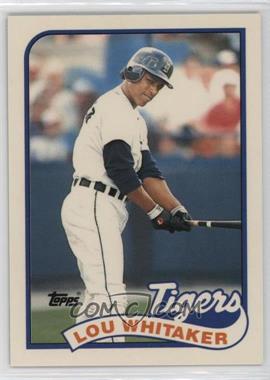 1989 Topps - [Base] - Collector's Edition (Tiffany) #320 - Lou Whitaker