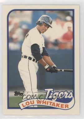 1989 Topps - [Base] - Collector's Edition (Tiffany) #320 - Lou Whitaker