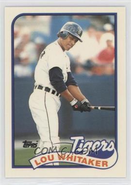 1989 Topps - [Base] - Collector's Edition (Tiffany) #320 - Lou Whitaker