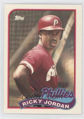 1989 Topps - [Base] - Collector's Edition (Tiffany) #358 - Ricky Jordan