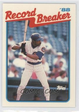 1989 Topps - [Base] - Collector's Edition (Tiffany) #4 - Record Breaker - Andre Dawson