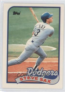 1989 Topps - [Base] - Collector's Edition (Tiffany) #40 - Steve Sax