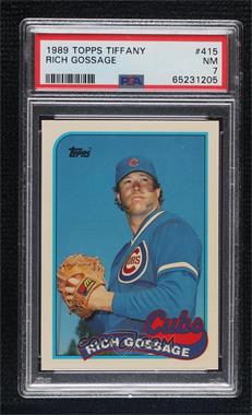 1989 Topps - [Base] - Collector's Edition (Tiffany) #415 - Rich Gossage [PSA 7 NM]