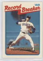 Record Breaker - Orel Hershiser [EX to NM]