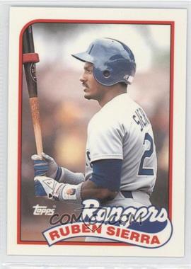 1989 Topps - [Base] - Collector's Edition (Tiffany) #53 - Ruben Sierra