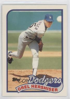 1989 Topps - [Base] - Collector's Edition (Tiffany) #550 - Orel Hershiser