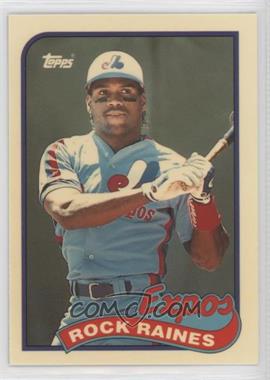 1989 Topps - [Base] - Collector's Edition (Tiffany) #560 - Rock Raines