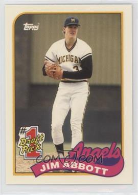 1989 Topps - [Base] - Collector's Edition (Tiffany) #573 - Jim Abbott