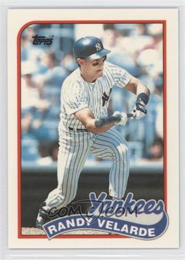 1989 Topps - [Base] - Collector's Edition (Tiffany) #584 - Randy Velarde