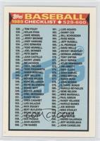 Checklist - Cards 529-660