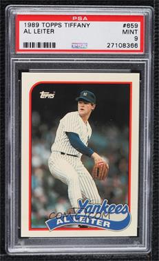 1989 Topps - [Base] - Collector's Edition (Tiffany) #659 - Al Leiter [PSA 9 MINT]