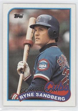 1989 Topps - [Base] - Wrong Back #204.wb - Ryne Sandberg (Brad Havens Back)