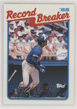 1989 Topps - [Base] #1 - Record Breaker - George Bell