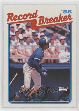 1989 Topps - [Base] #1 - Record Breaker - George Bell