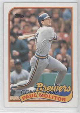 1989 Topps - [Base] #110 - Paul Molitor