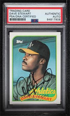 1989 Topps - [Base] #145 - Dave Stewart [PSA Authentic PSA/DNA Cert]