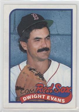 1989 Topps - [Base] #205 - Dwight Evans [EX to NM]