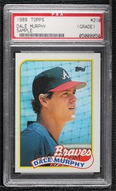 1989 Topps - [Base] #210 - Dale Murphy [PSA Encased]