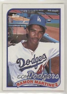 1989 Topps - [Base] #225.1 - Ramon Martinez (Dodgers Banner is Blue)