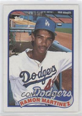 1989 Topps - [Base] #225.1 - Ramon Martinez (Dodgers Banner is Blue)