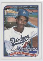 Ramon Martinez (Dodgers Banner is Blue)