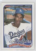 Ramon Martinez (Dodgers Banner is Blue)