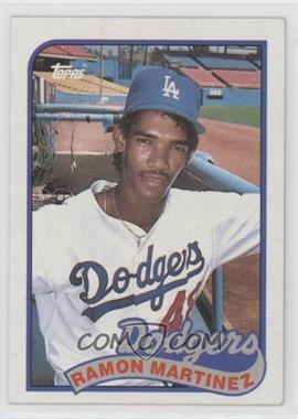 1989 Topps - [Base] #225.1 - Ramon Martinez (Dodgers Banner is Blue)