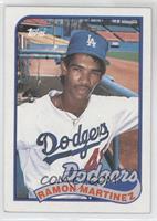 Ramon Martinez (Dodgers Banner is Blue)