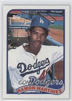 Ramon Martinez (Dodgers Banner is Blue)