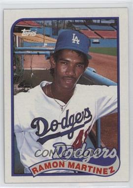 1989 Topps - [Base] #225.1 - Ramon Martinez (Dodgers Banner is Blue)