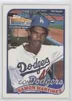 Ramon Martinez (Dodgers Banner is Blue)