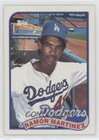 Ramon Martinez (Dodgers Banner is Blue)