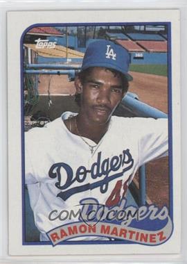 1989 Topps - [Base] #225.1 - Ramon Martinez (Dodgers Banner is Blue)