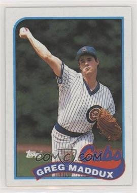 1989 Topps - [Base] #240 - Greg Maddux [EX to NM]