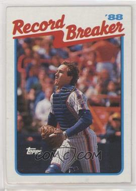 1989 Topps - [Base] #3 - Record Breaker - Gary Carter