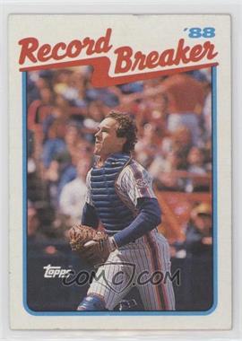 1989 Topps - [Base] #3 - Record Breaker - Gary Carter