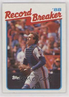 1989 Topps - [Base] #3 - Record Breaker - Gary Carter