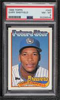 Future Star - Gary Sheffield (small gap between hat and Future Stars header) [P…