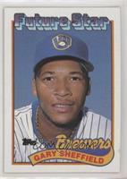 Future Star - Gary Sheffield (small gap between hat and Future Stars header)