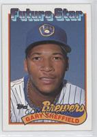 Future Star - Gary Sheffield (small gap between hat and Future Stars header)